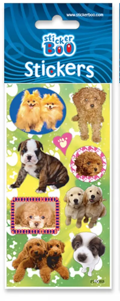 Nálepka pre psov so strieborným zdobením produktová fotografia