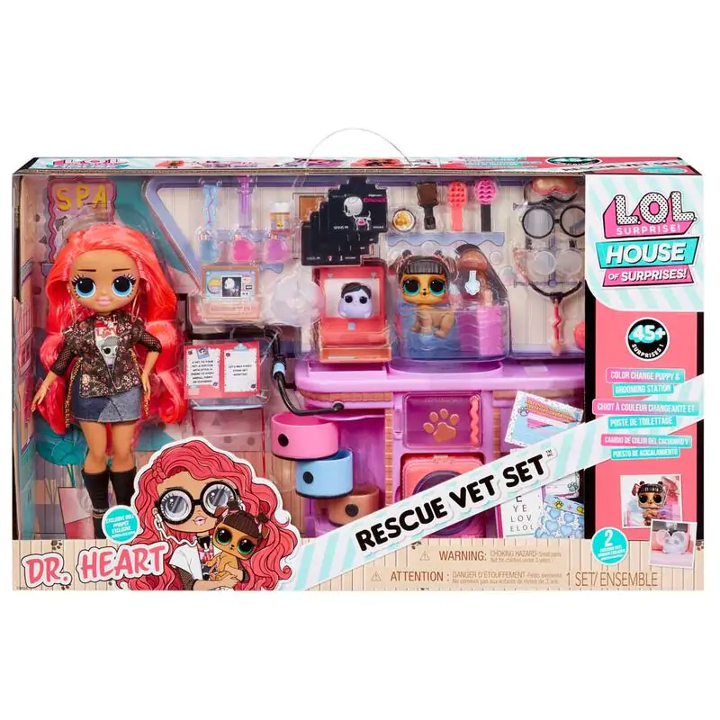 L.O.L. Surprise Veterinárna klinika Dr. Heart bábika produktová fotografia