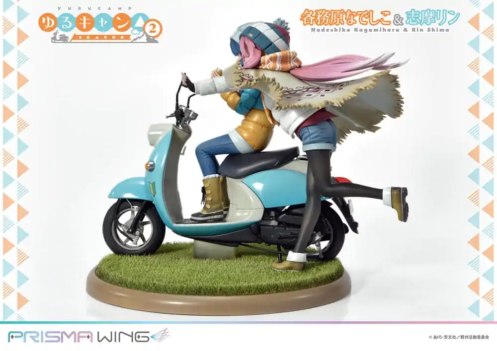 Laid-Back Camp Prisma Wing PVC figúrka 1/7 Nadeshiko Kagamihara & Rin Shima 24 cm termékfotó