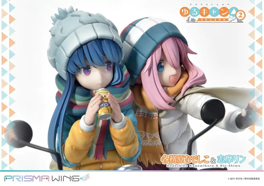 Laid-Back Camp Prisma Wing PVC figúrka 1/7 Nadeshiko Kagamihara & Rin Shima 24 cm termékfotó