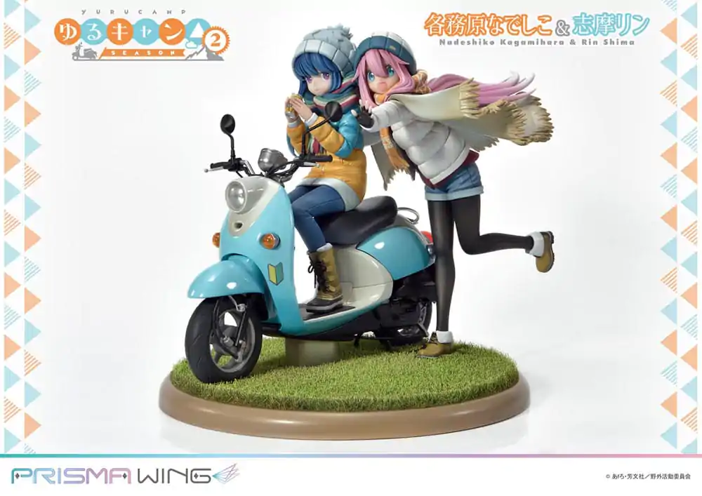 Laid-Back Camp Prisma Wing PVC figúrka 1/7 Nadeshiko Kagamihara & Rin Shima 24 cm termékfotó