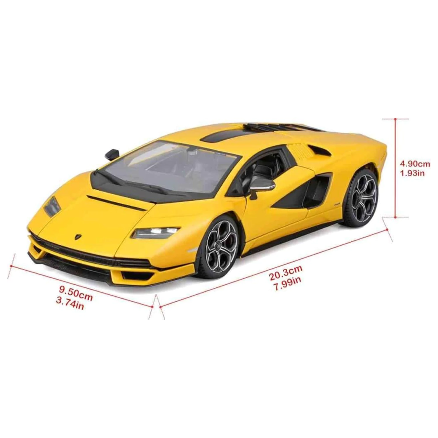 Lamborghini Countach Model Kit 1/24 produktová fotografia