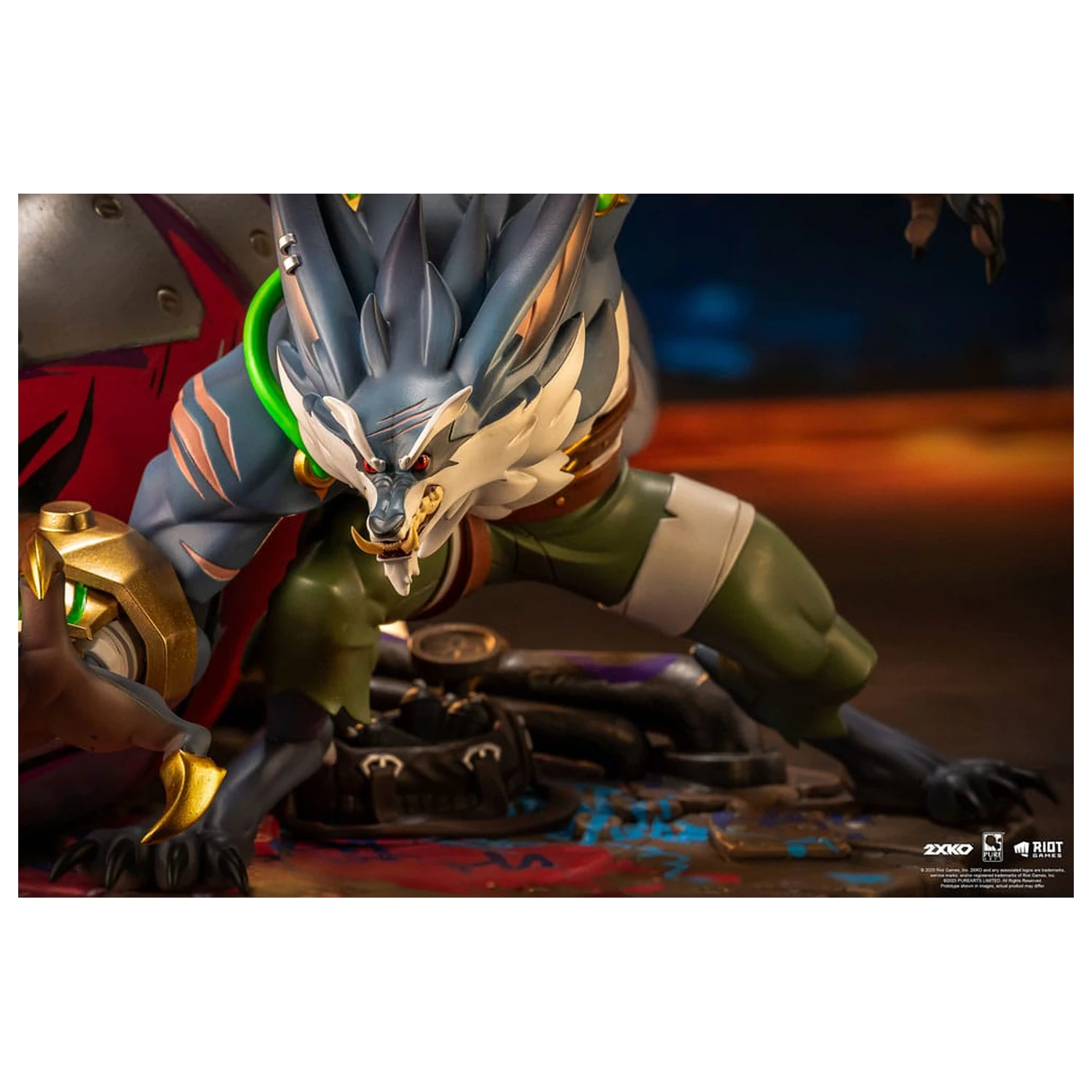 League of Legends socha 1/10 2XKO Jinx & Warwick Dioráma 37 cm produktová fotografia