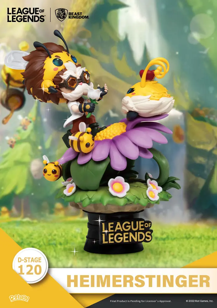 League of Legends D-Stage PVC Dioráma Set Nunu &amp; Beelump &amp; Heimerstinger 16 cm produktová fotografia