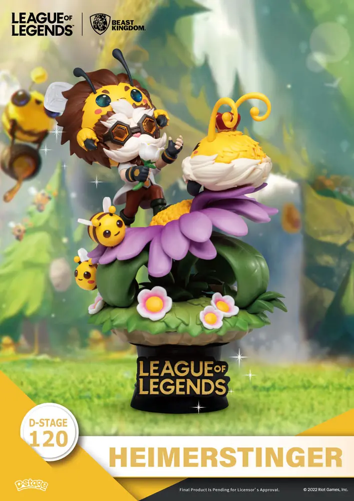 League of Legends D-Stage PVC Dioráma Set Nunu &amp; Beelump &amp; Heimerstinger 16 cm produktová fotografia