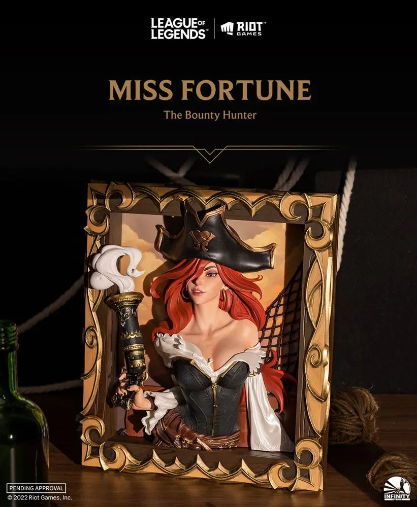 League of Legends PVC 3D Fotorámik Bounty Hunter - Miss Fortune termékfotó