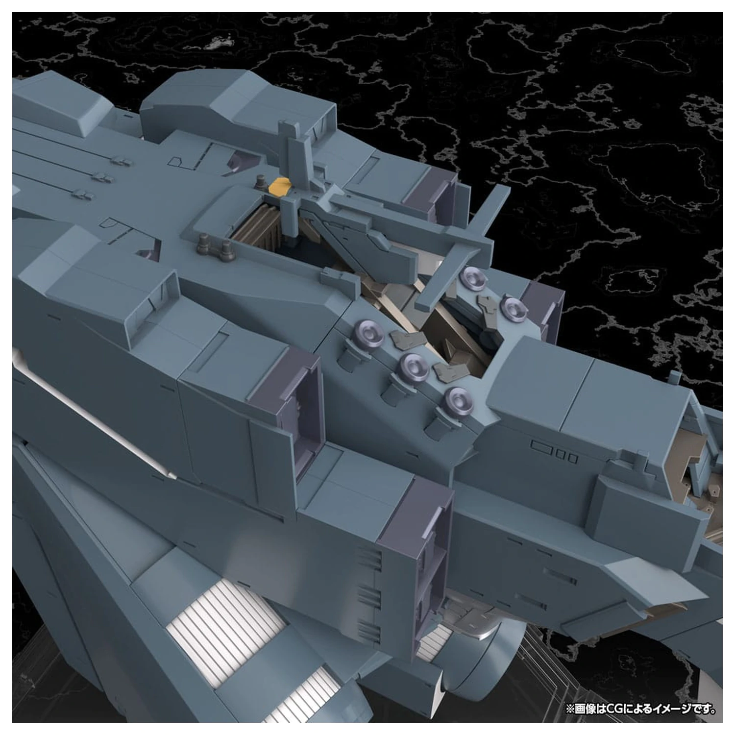 Legend of the Galactic Heroes: Die Neue These plastová stavebnica Free Planets Alliance Forces Battleship Hyperion 30 cm produktová fotografia