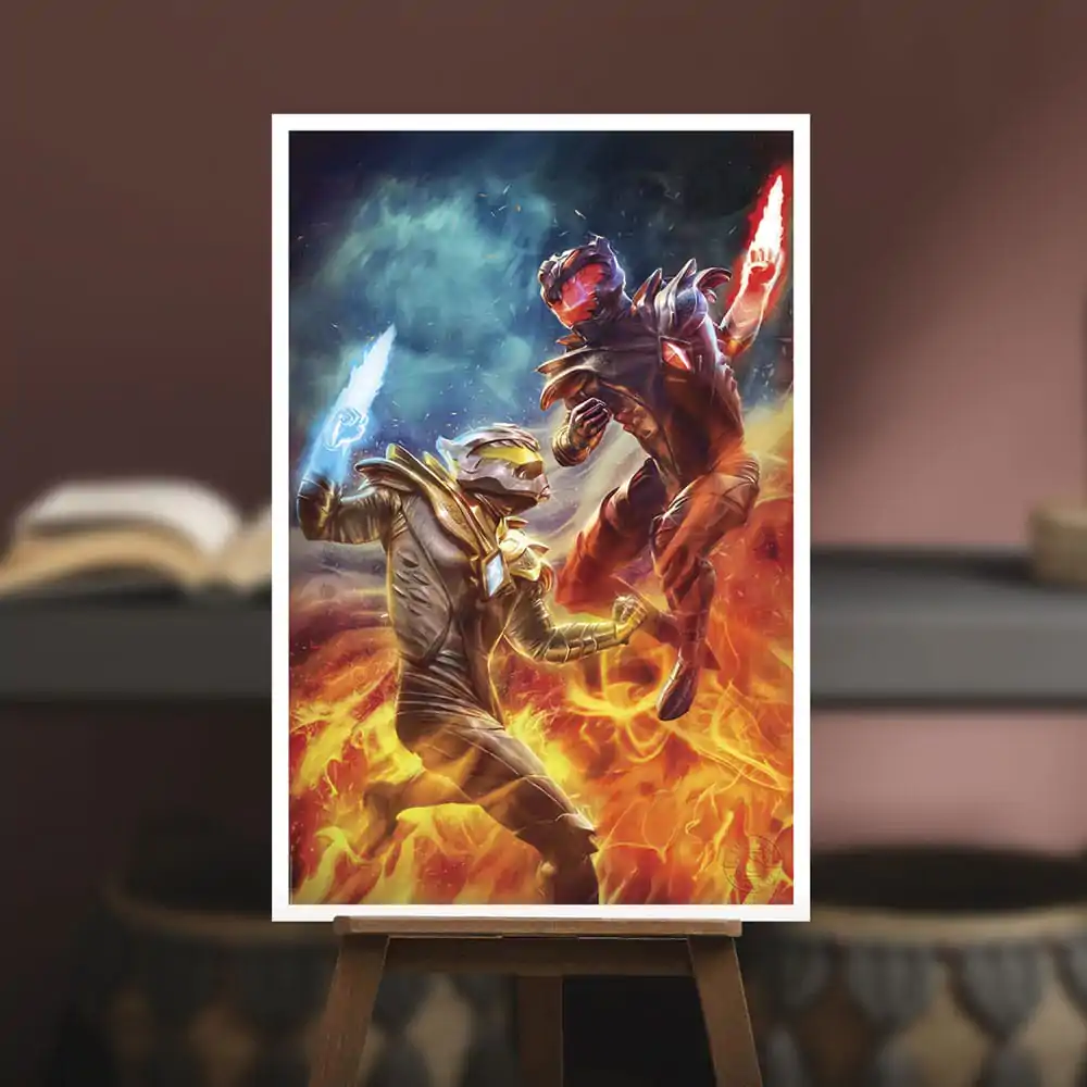 Legend of the White Dragon Art Print White Dragon vs Dragon Prime 41 x 61 cm - bez rámu produktová fotografia