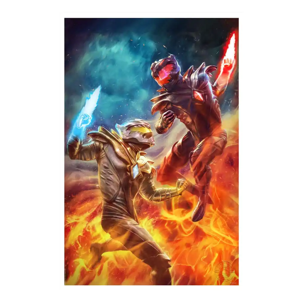 Legend of the White Dragon Art Print White Dragon vs Dragon Prime 41 x 61 cm - bez rámu produktová fotografia