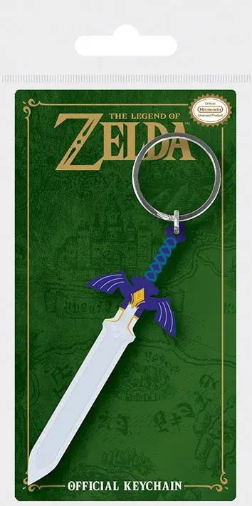 Legend of Zelda gumený kľúčenka Master Sword 6 cm termékfotó