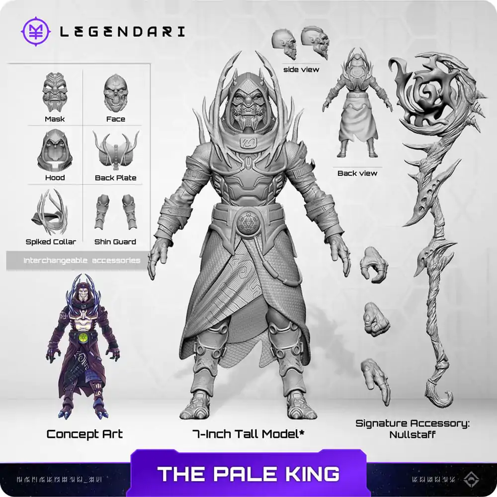 Legendárna akčná figúrka 1/10 Pale King 18 cm produktová fotografia