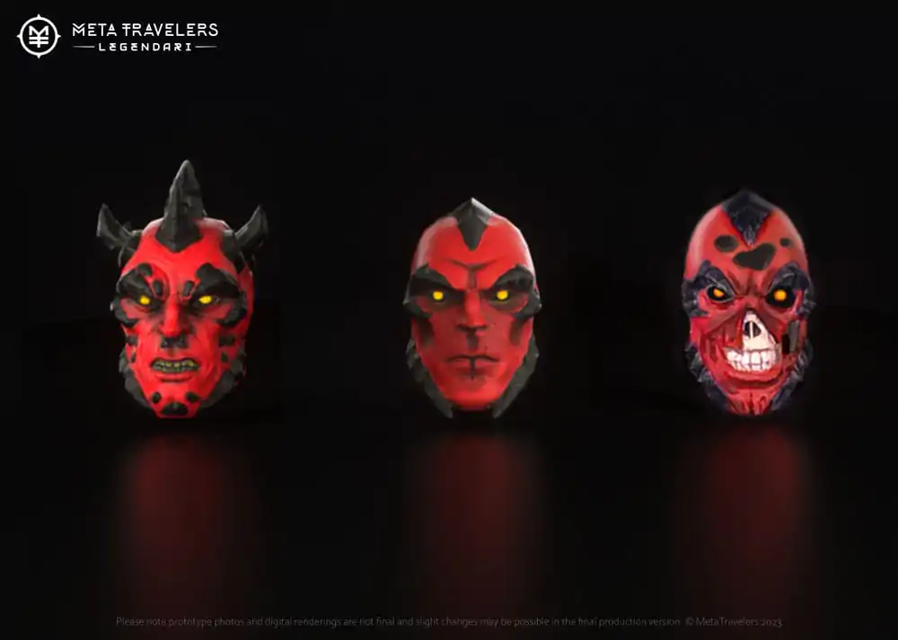 Legendari Accessory Pack Nibiru Villains Balíček hláv produktová fotografia