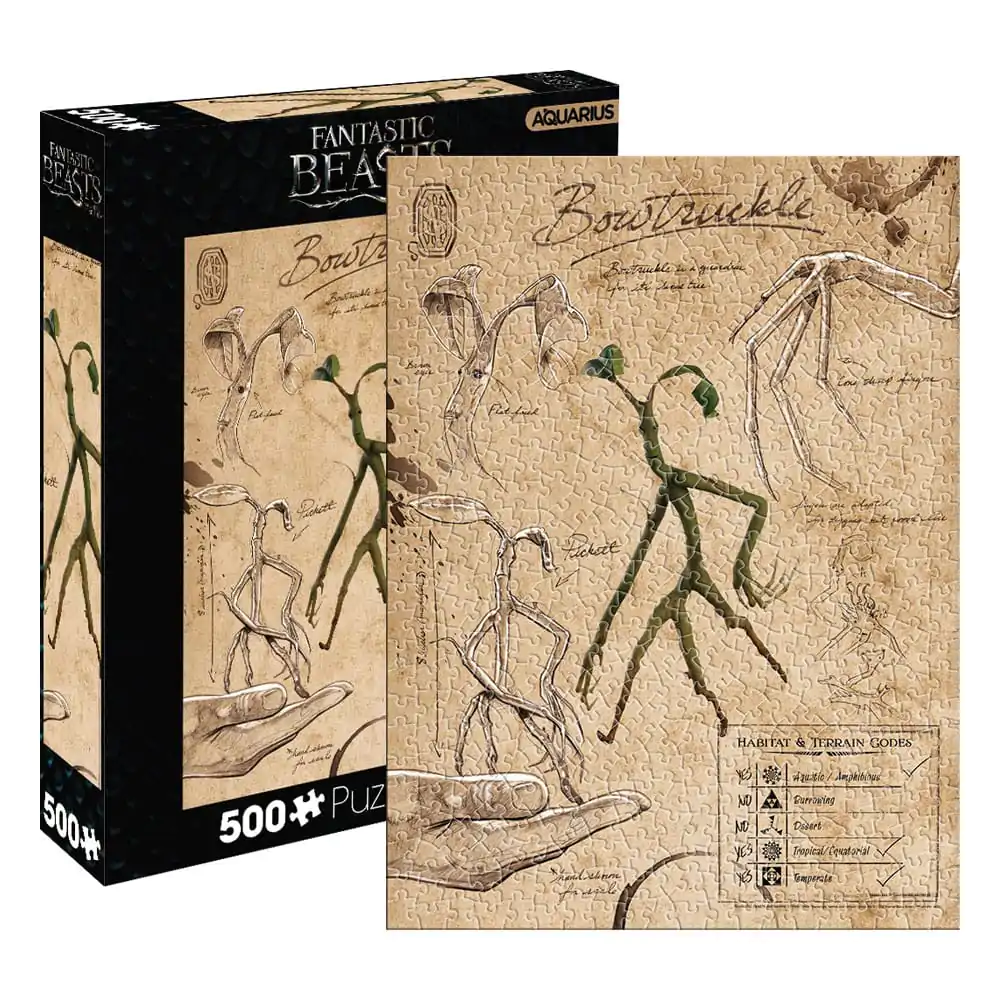Fantastic Beasts - Bowtruckle Puzzle (500-dielne) produktová fotografia