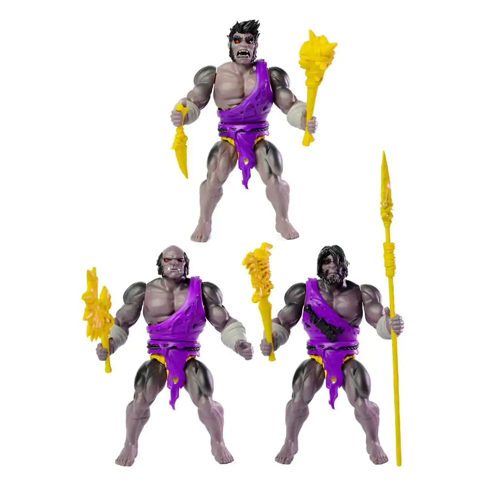 Legends of Dragonore Wave 2: Dragon Hunt Akčná figúrka 3-Pack Brukteror Cave Men 14 cm produktová fotografia