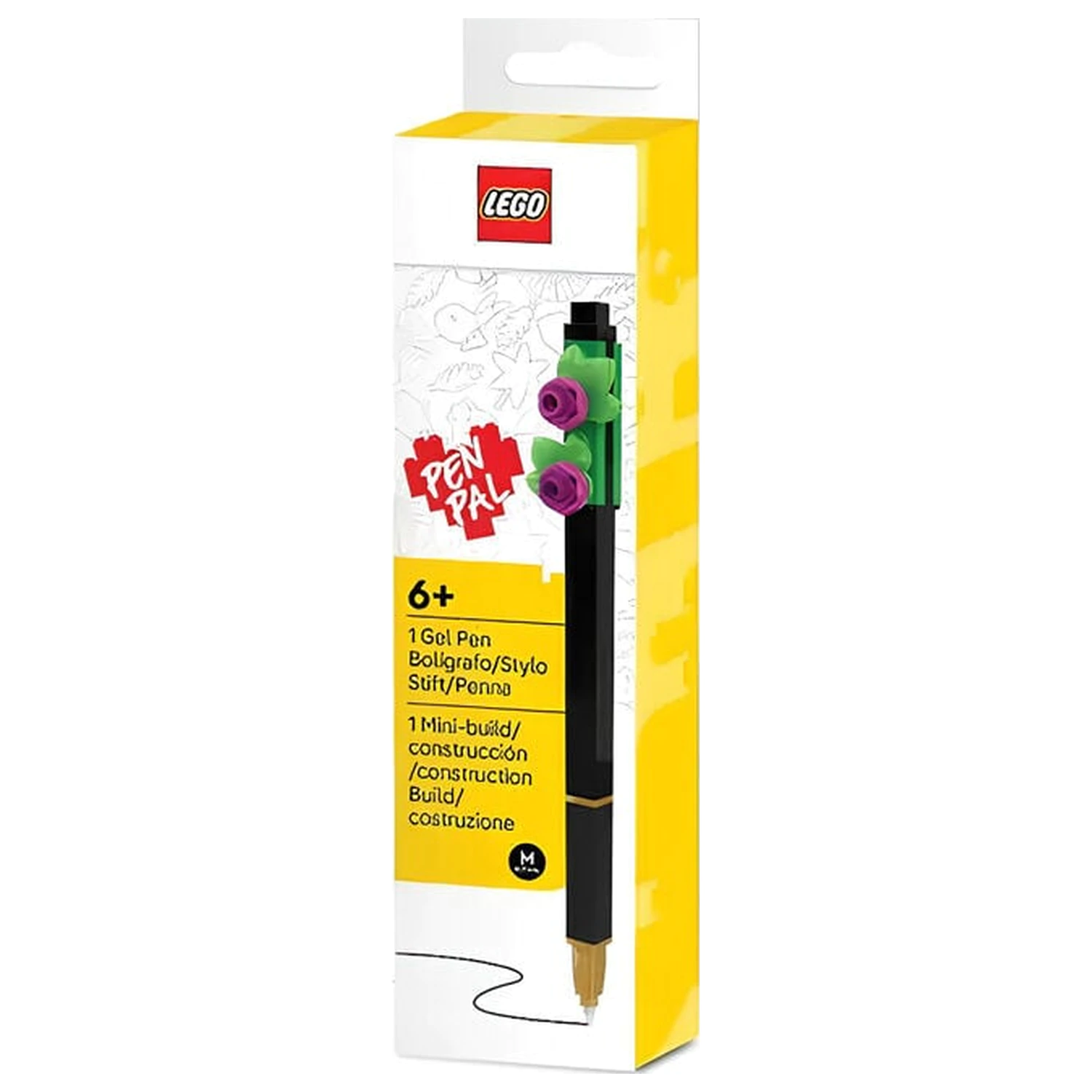 Lego Botanicals fialové gélové pero produktová fotografia