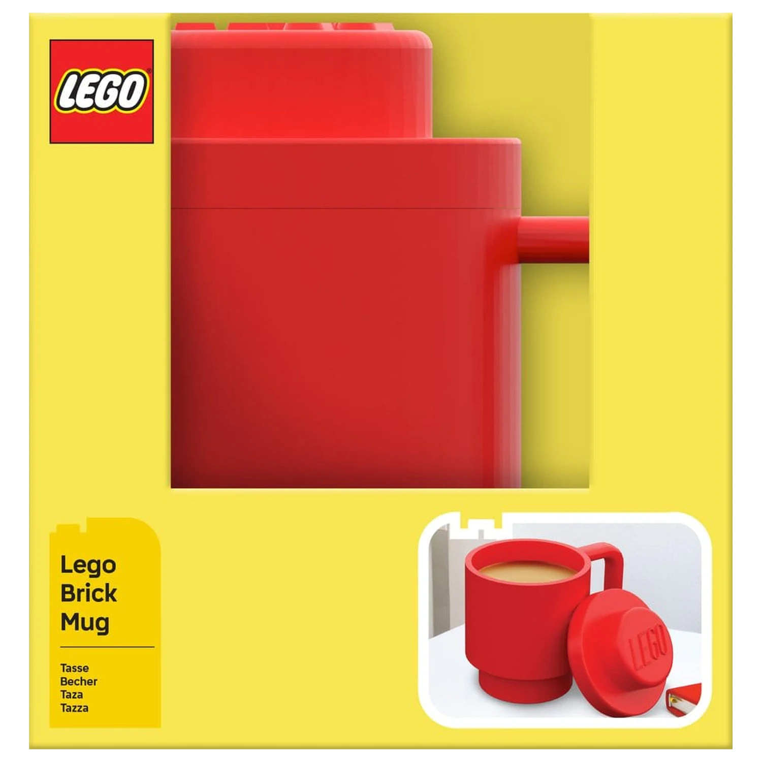 Lego hrnček v tvare tehličky produktová fotografia