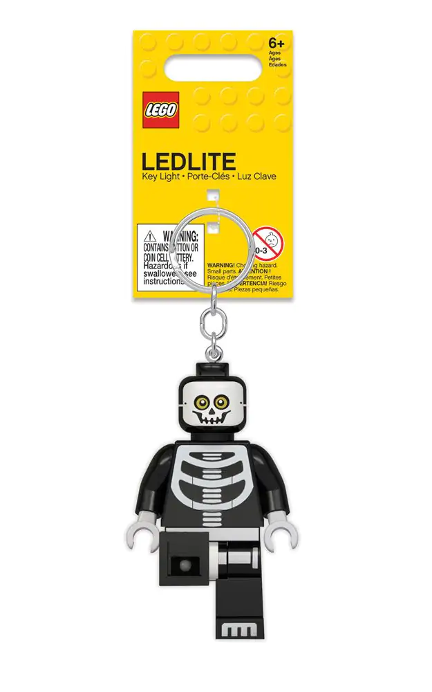 LEGO Classic Light-Up kľúčenka Skeleton 8 cm produktová fotografia