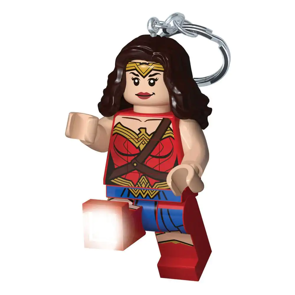 LEGO DC Comics svietiaci prívesok na kľúče Wonder Woman 8 cm produktová fotografia