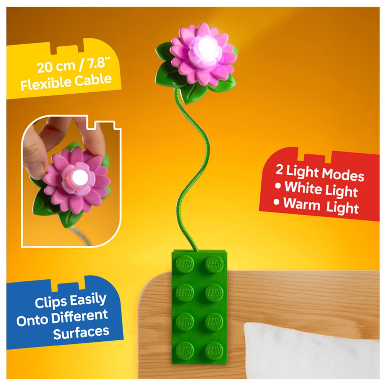 LEGO Kvetinová Kniha Svetlo 20cm produktová fotografia