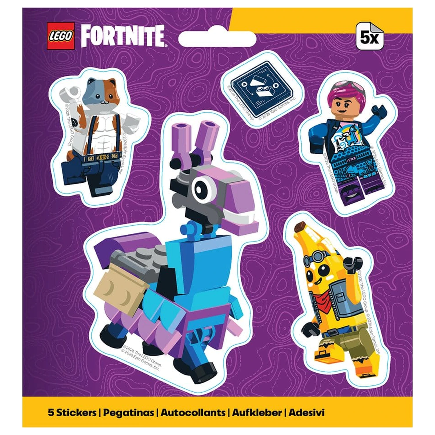 Lego Fortnite nálepkový set Llama produktová fotografia