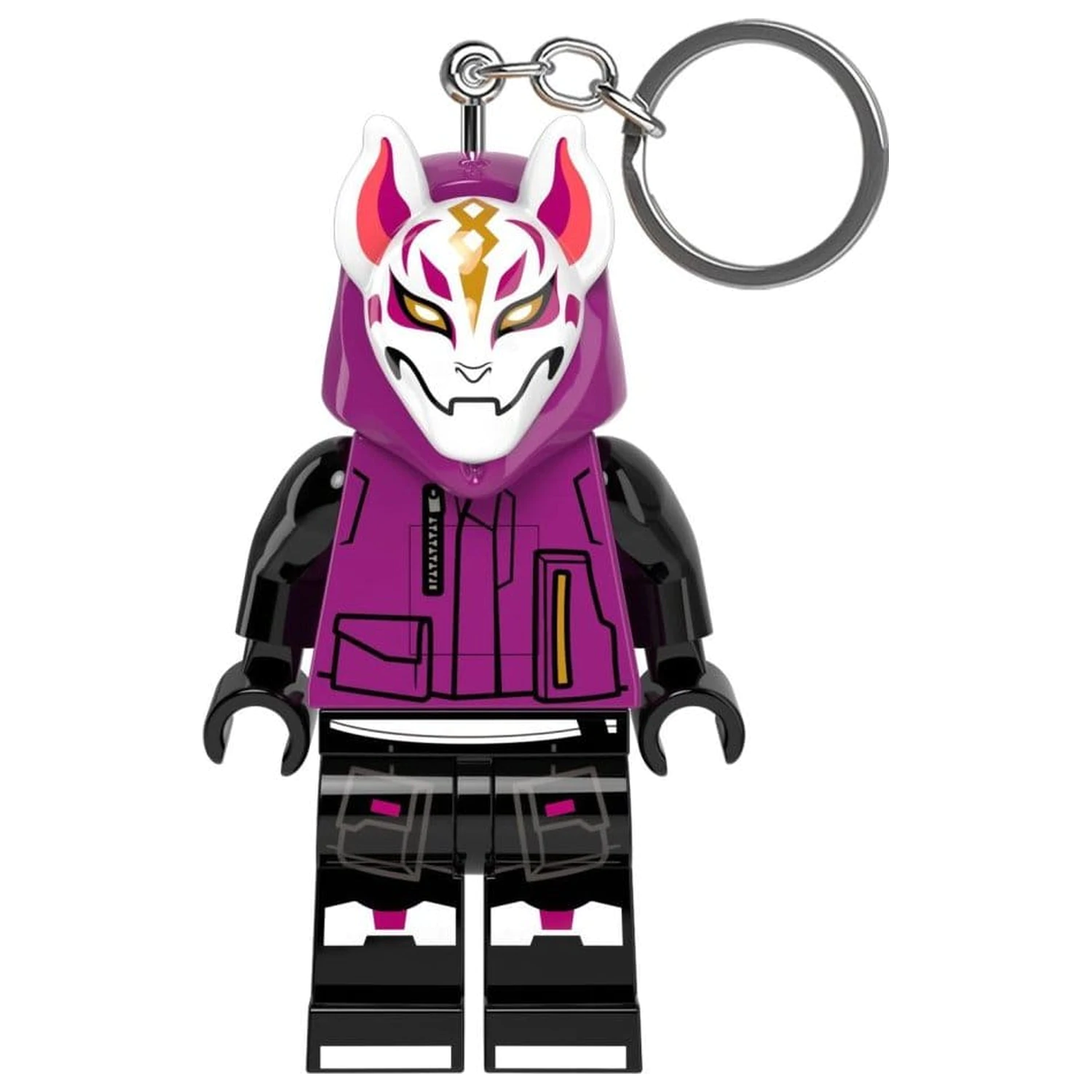 Lego Fortnite svietiaca kľúčenka Drift produktová fotografia