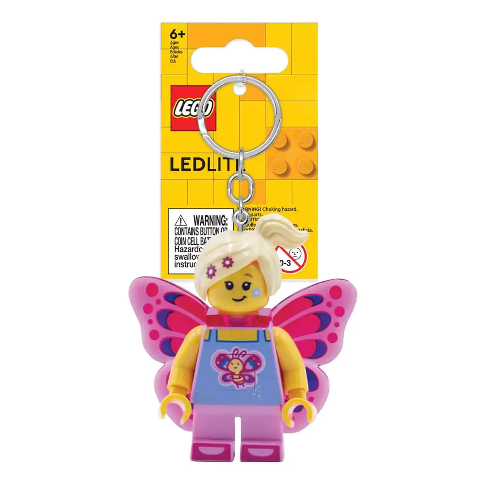 LEGO Iconic Svetelná kľúčenka Butterfly Girl 8 cm produktová fotografia