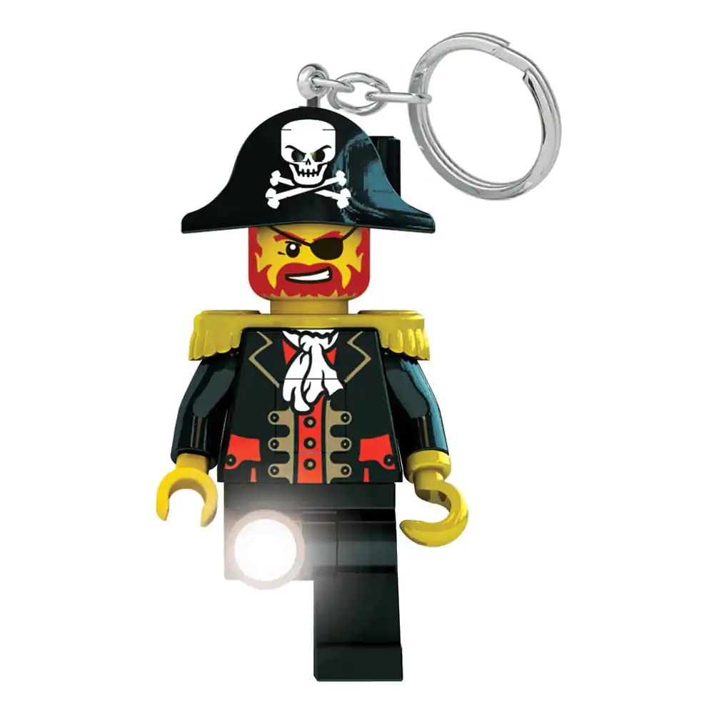 LEGO Iconic svietiaca kľúčenka Captain Brickbeard 8 cm produktová fotografia