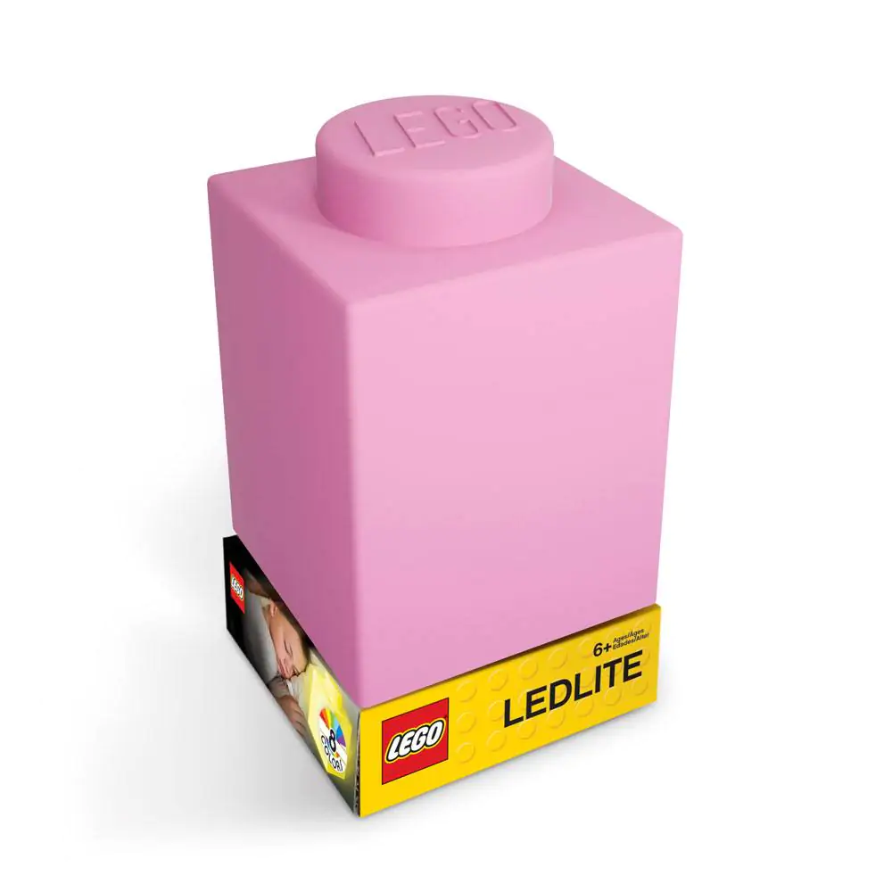 LEGO Nočné svetlo Lego kocka Pink produktová fotografia