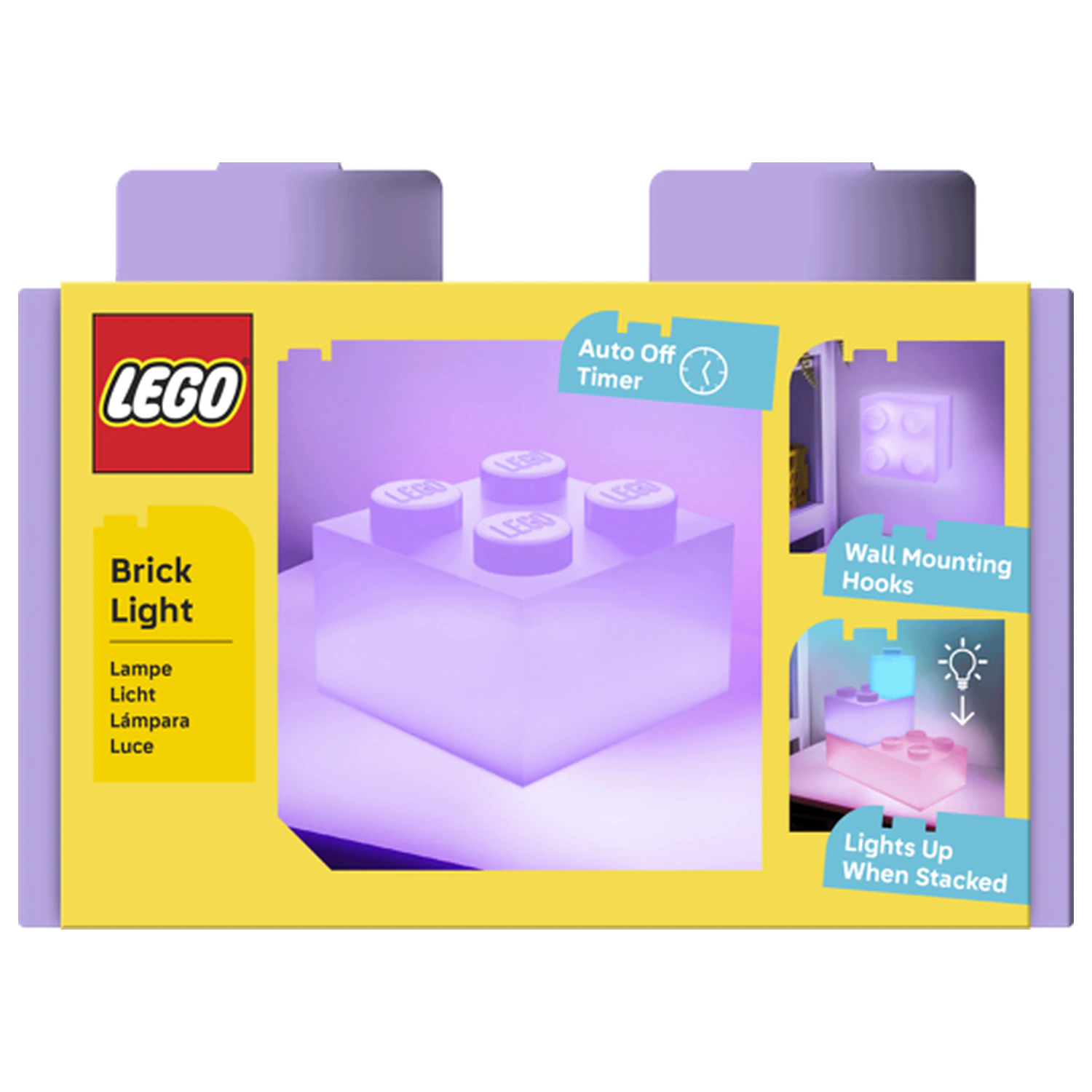 LEGO Lilac 2x2 kocka Svetlo 15x15 cm produktová fotografia