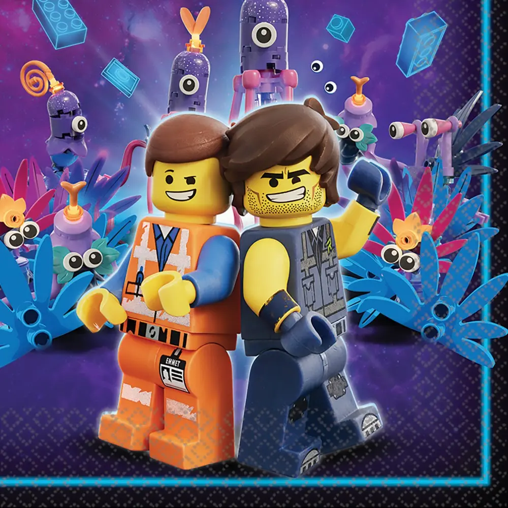 Lego Movie, The Lego Adventure obrúsky 16 ks, 33*33 cm produktová fotografia