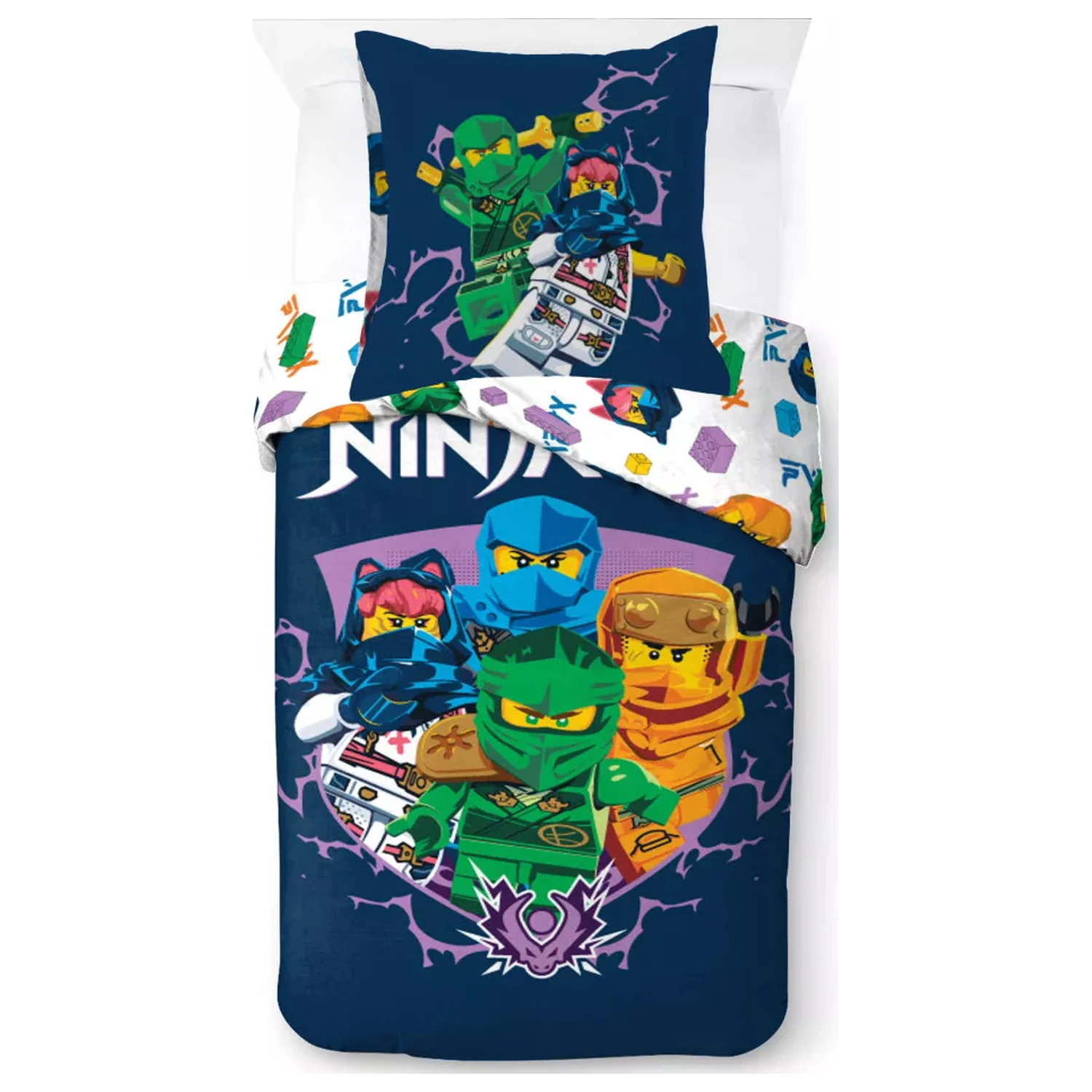 Lego Ninjago Training Toddler, Preschool obliečka na paplón produktová fotografia