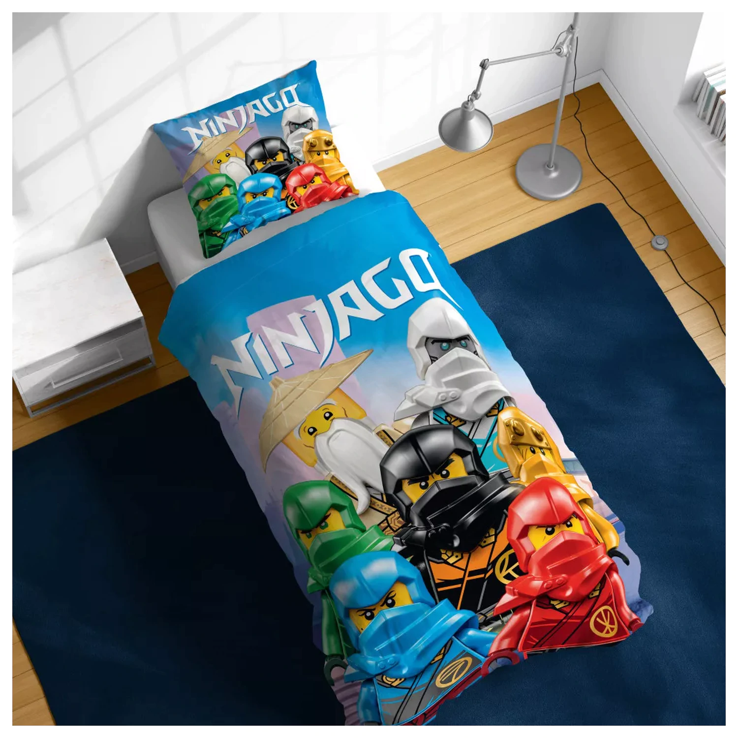 Lego Ninjago Skybound Village detská a predškolská obliečka na perinu produktová fotografia