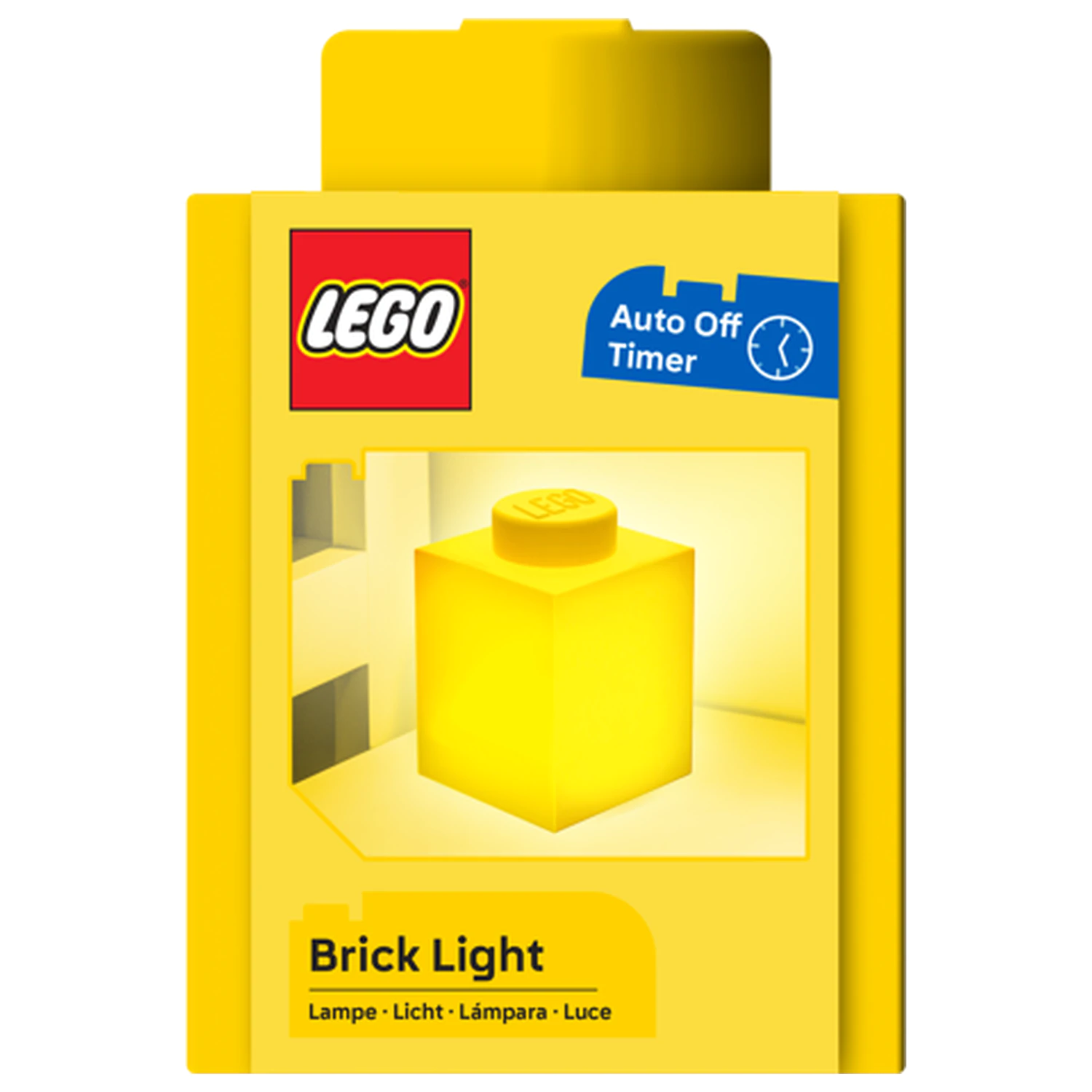 LEGO Žltá kocka 1x1 Svetelná tehla produktová fotografia