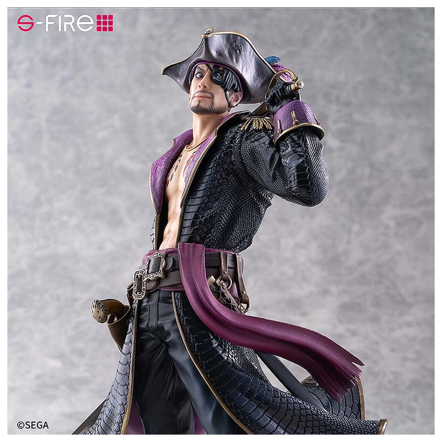 Like a Dragon: Pirate Yakuza in Hawaii S-Fire PVC Socha 1/7 Captain Majima (Goro Majima) 26 cm produktová fotografia