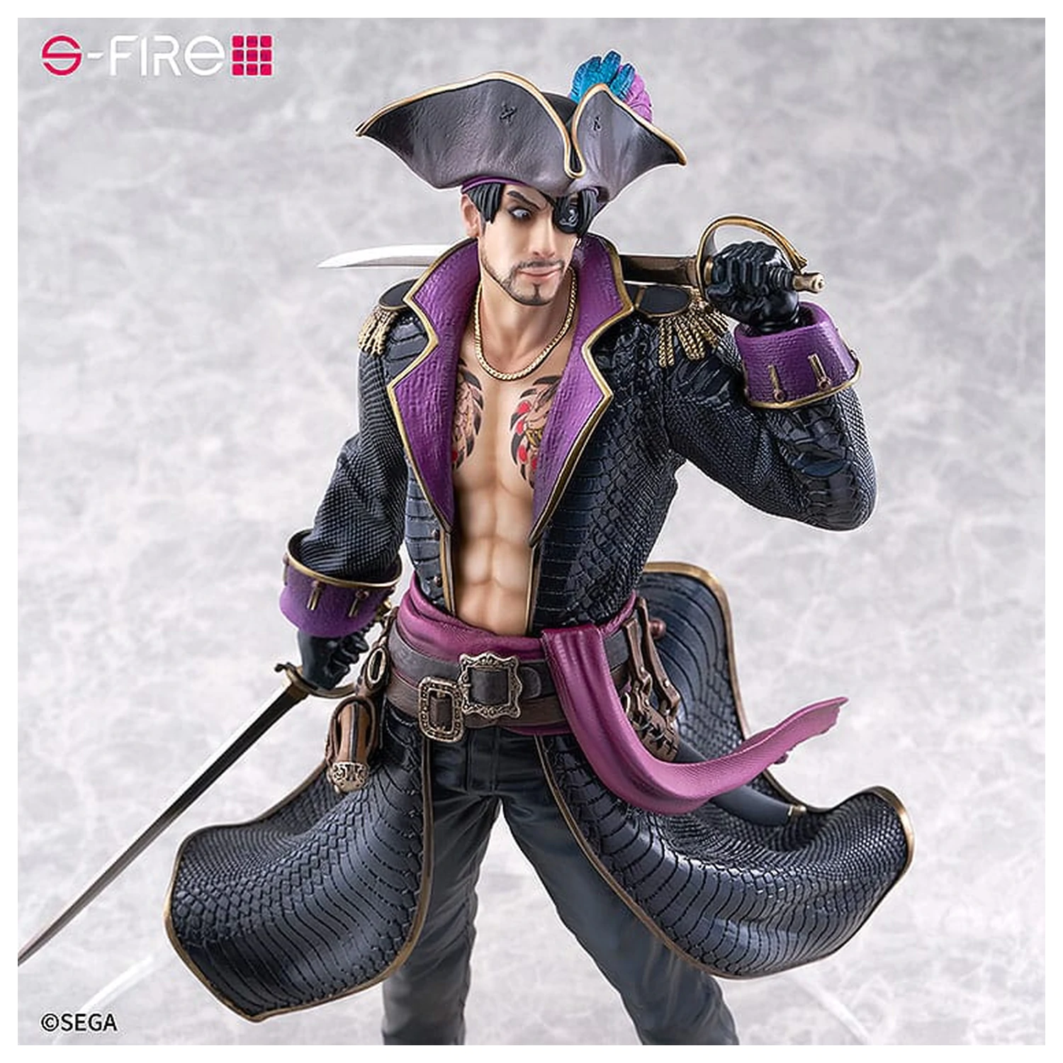 Like a Dragon: Pirate Yakuza in Hawaii S-Fire PVC Socha 1/7 Captain Majima (Goro Majima) 26 cm produktová fotografia