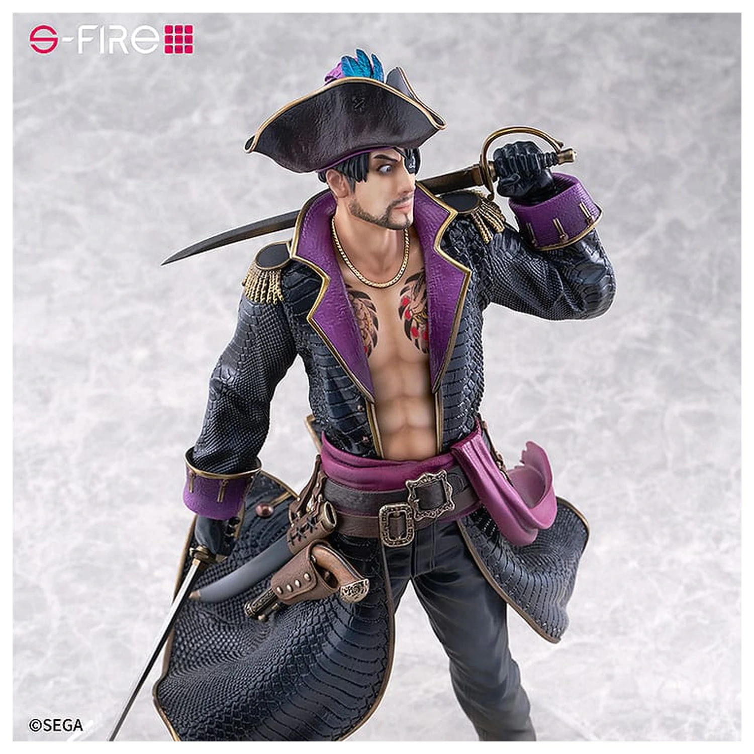 Like a Dragon: Pirate Yakuza in Hawaii S-Fire PVC Socha 1/7 Captain Majima (Goro Majima) 26 cm produktová fotografia