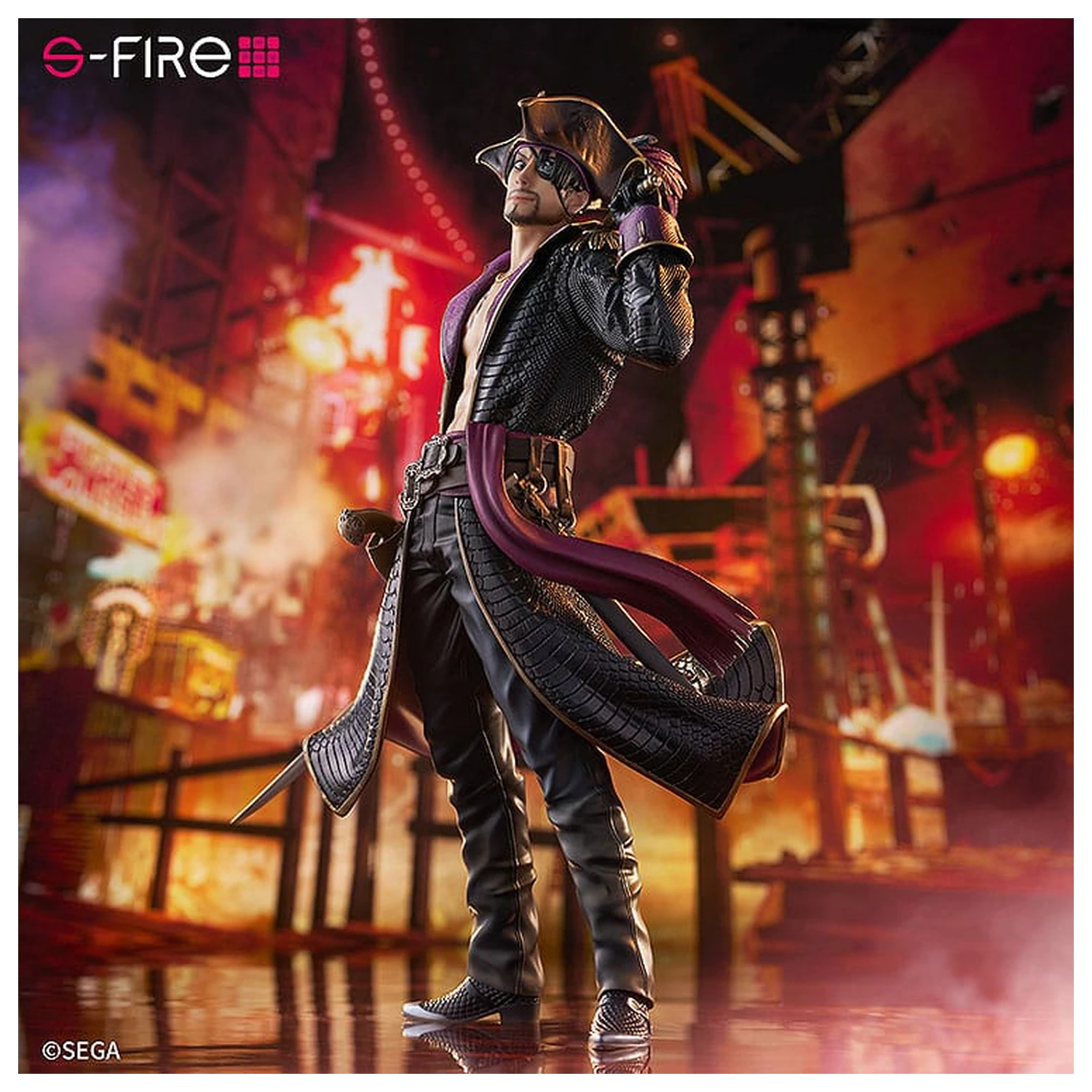 Like a Dragon: Pirate Yakuza in Hawaii S-Fire PVC Socha 1/7 Captain Majima (Goro Majima) 26 cm produktová fotografia