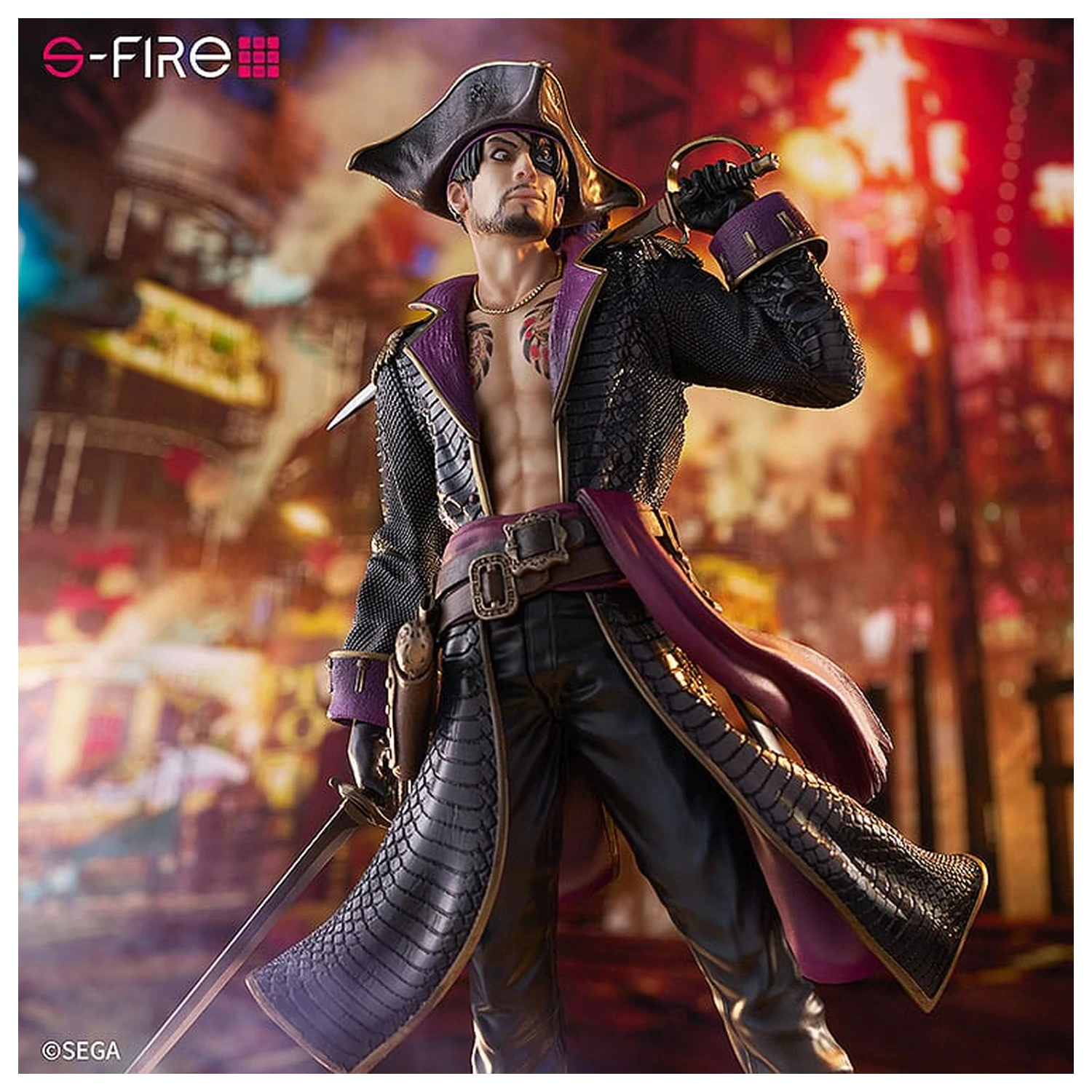 Like a Dragon: Pirate Yakuza in Hawaii S-Fire PVC Socha 1/7 Captain Majima (Goro Majima) 26 cm produktová fotografia