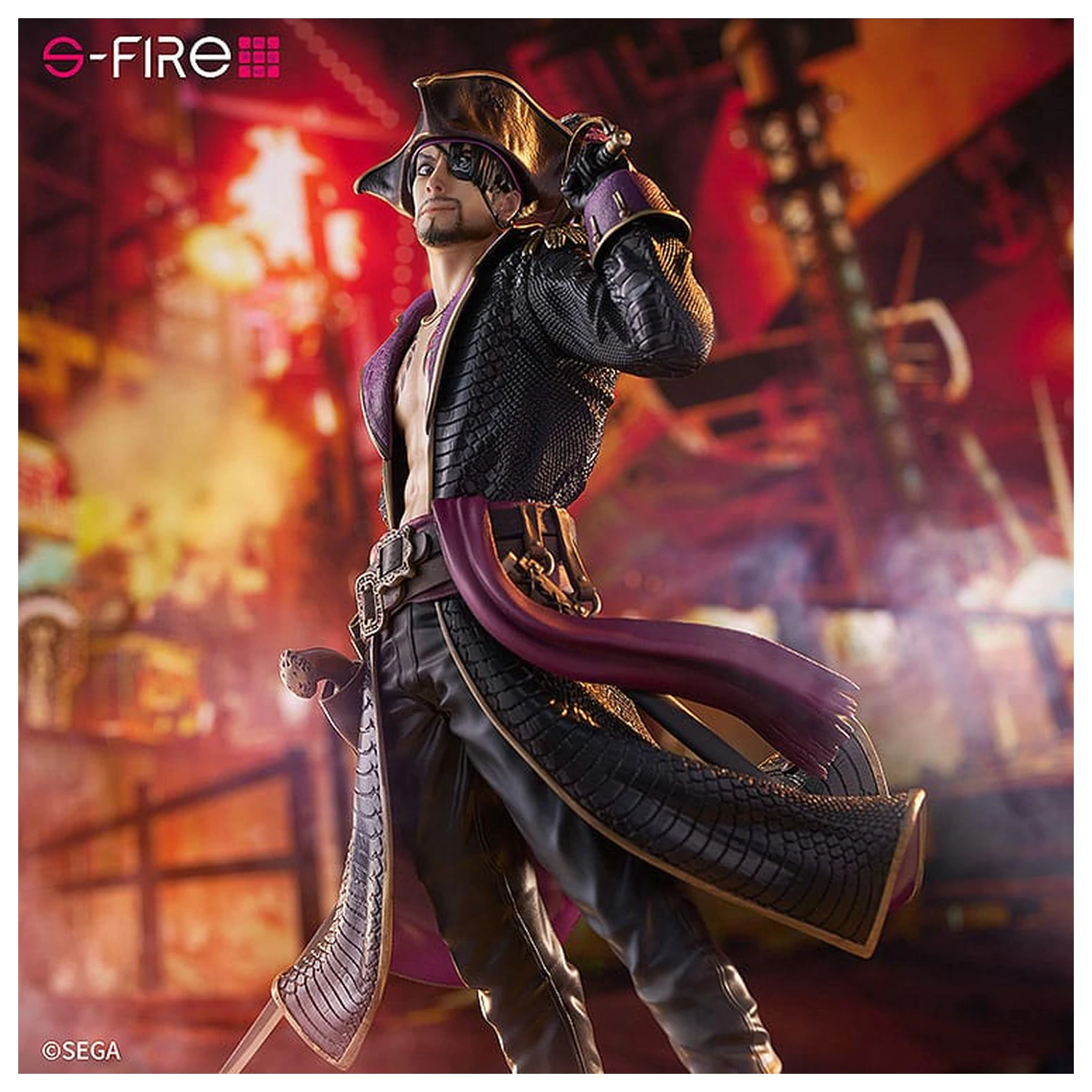 Like a Dragon: Pirate Yakuza in Hawaii S-Fire PVC Socha 1/7 Captain Majima (Goro Majima) 26 cm produktová fotografia