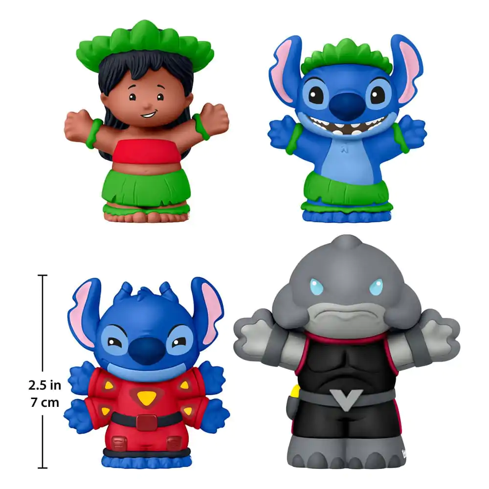 Lilo & Stich Fisher-Price Little People Collector Mini Figúrky 4-Pack 7 cm produktová fotografia