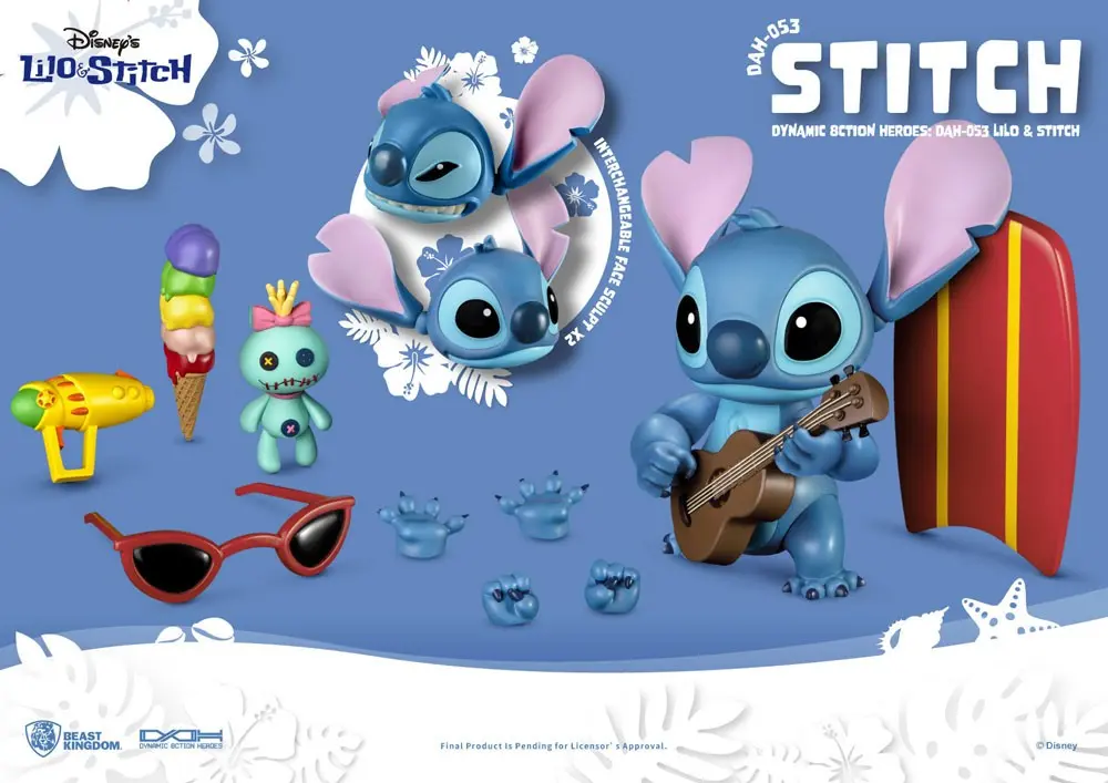 Lilo & Stitch Dynamic 8ction Heroes Akčná figúrka 1/9 Stitch 18 cm termékfotó