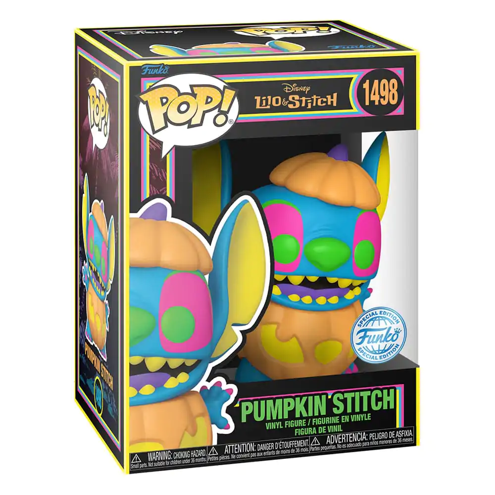 Lilo & Stitch Funko POP! Disney Vinyl Figúrka Blacklight Pumpkin Stitch 9 cm produktová fotografia