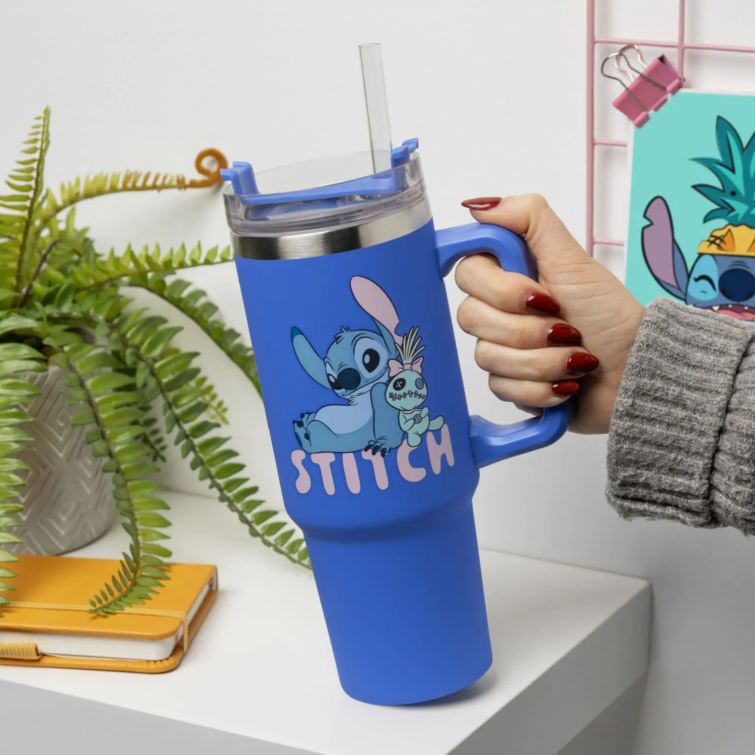 Lilo & Stitch Multiway cestovný pohár Stitch Blue produktová fotografia