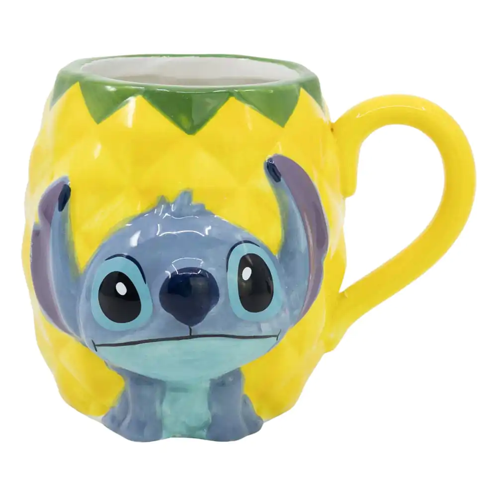 Lilo & Stitch 3D Hrnček Stitch Pineapple 414 ml produktová fotografia