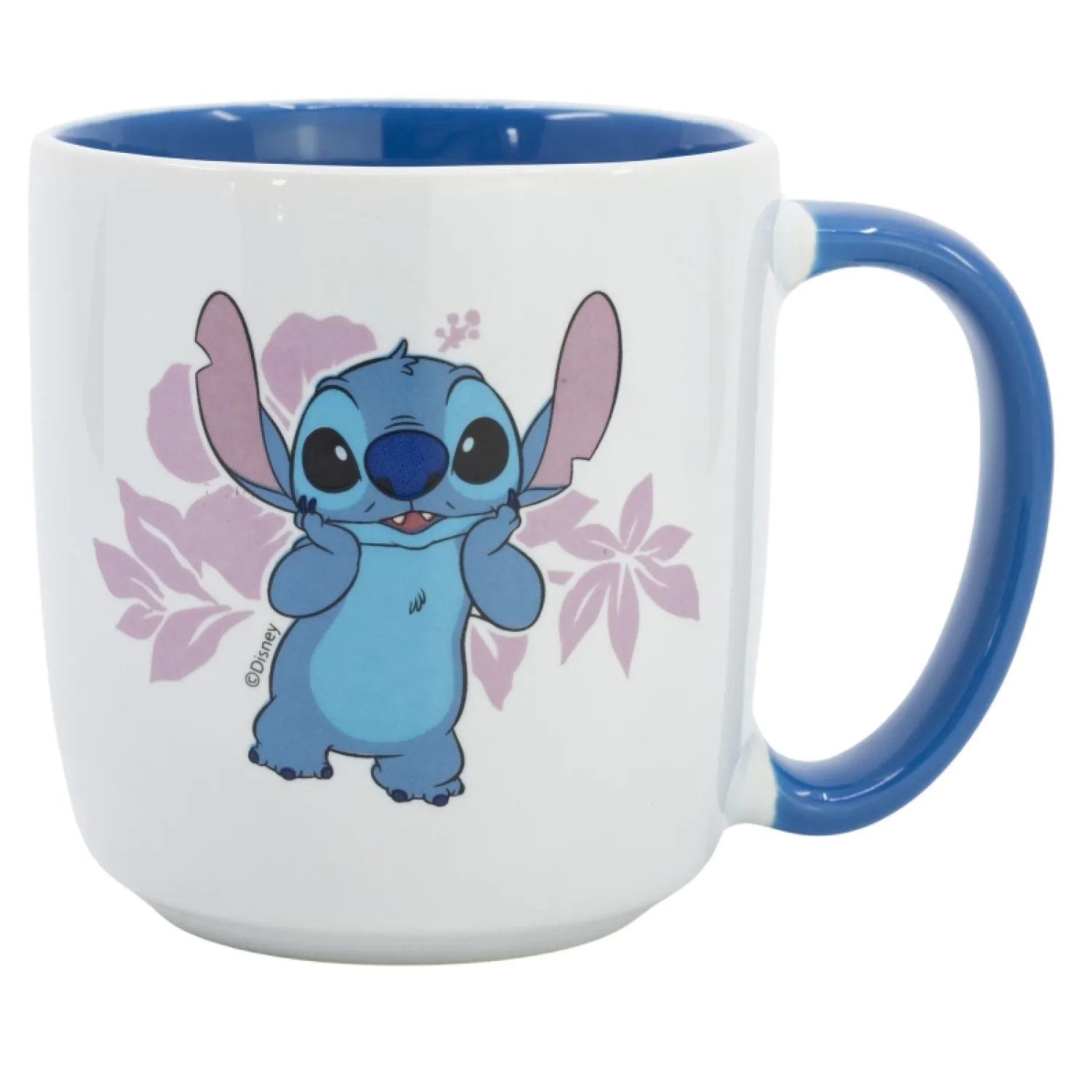 Lilo & Stitch Hrnček Stitch pink Flowers 385 ml produktová fotografia
