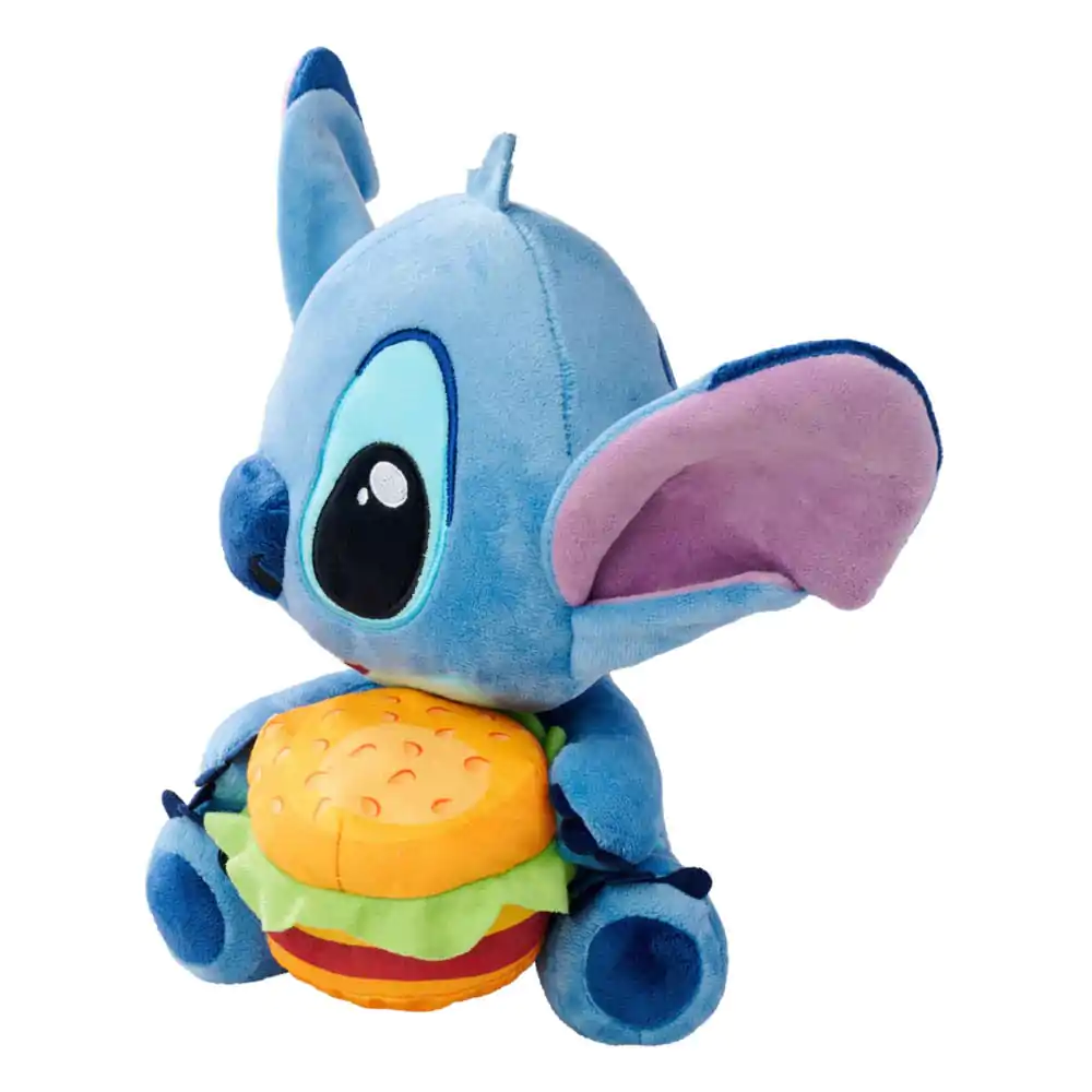 Lilo & Stitch Plyšová figúrka Stitch s Burgerom 25 cm produktová fotografia