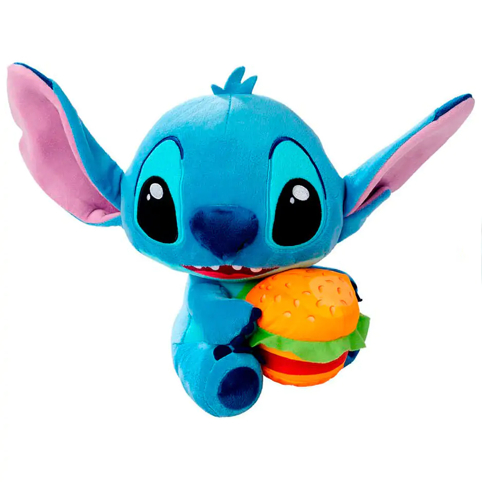 Lilo & Stitch Plyšová figúrka Stitch s Burgerom 25 cm produktová fotografia