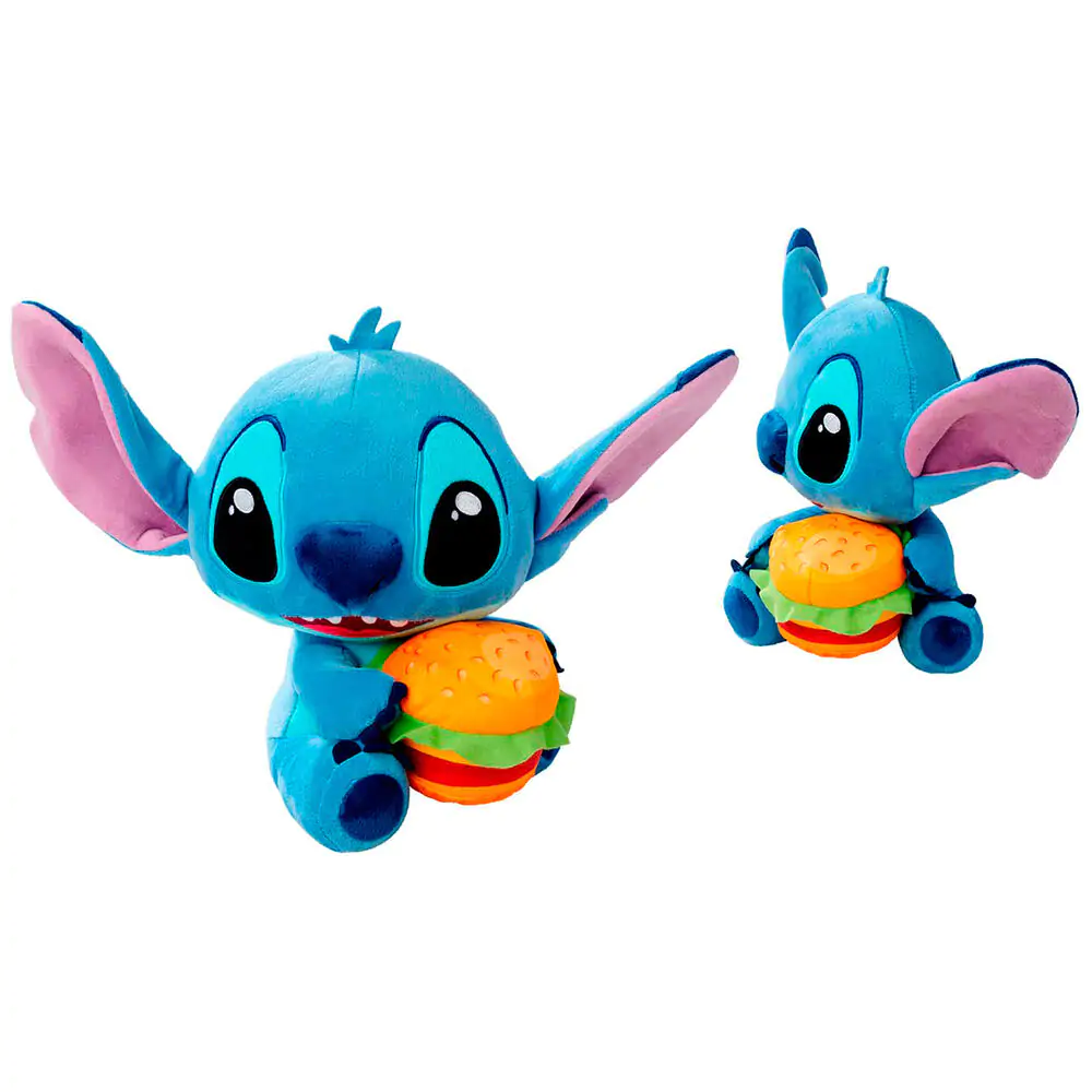 Lilo & Stitch Plyšová figúrka Stitch s Burgerom 25 cm produktová fotografia