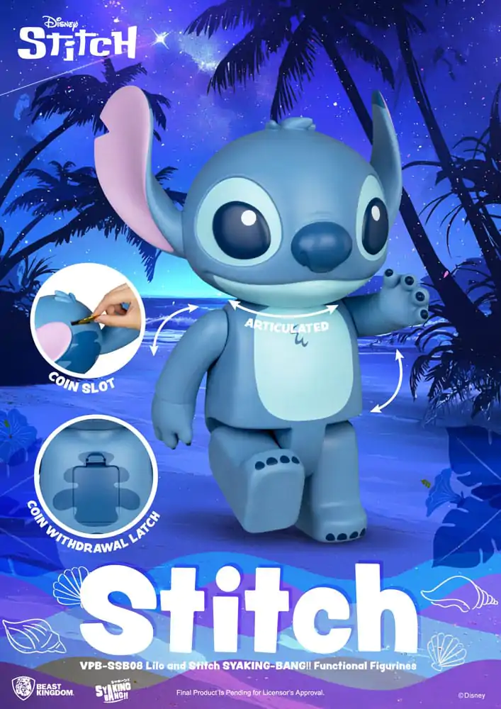 Lilo & Stitch Syaing Bang Vinyl Bank Stitch 30 cm produktová fotografia