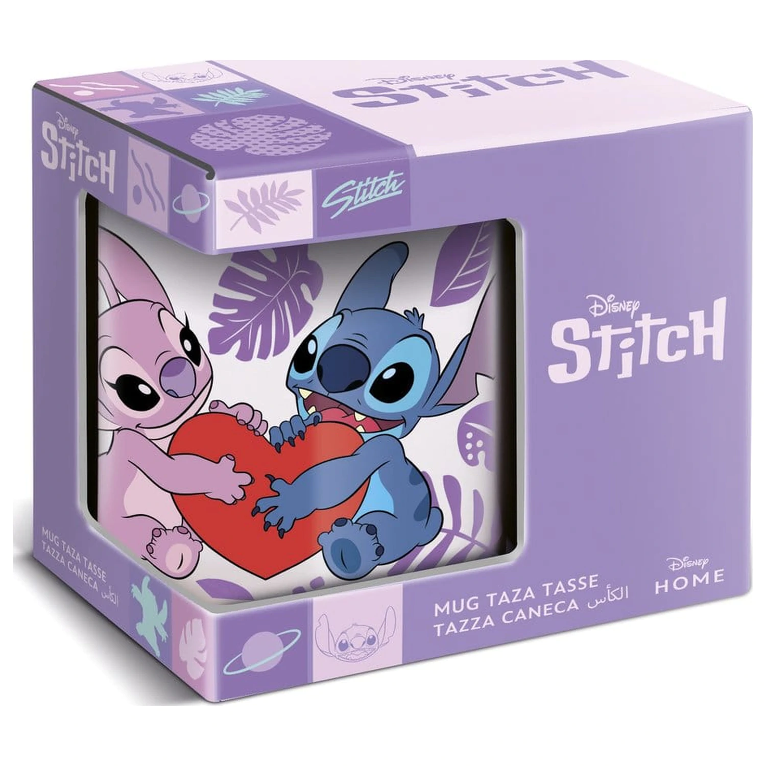 Lilo & Stitch hrnček Angel & Stitch Heart 325 ml produktová fotografia